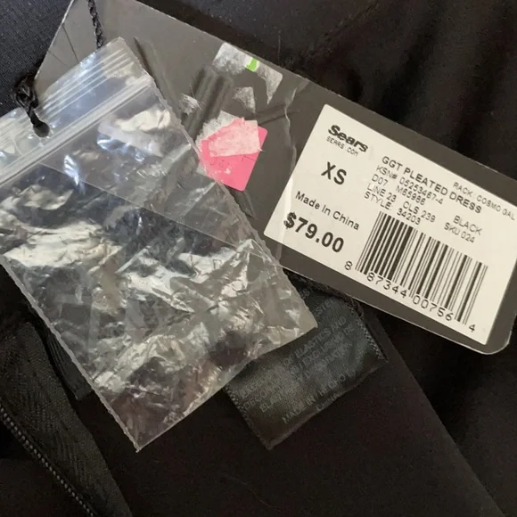 Kardashian Kollection NWT Black Dress  XS - Picture 9 of 10